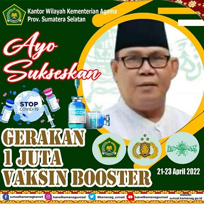 Hari ini Jadwal Terakhir Vaksinasi Booster di Aula Kantor Kemenag Lahat