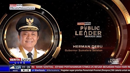 Gubernur Wilayah Sumatera Terbaik 2022