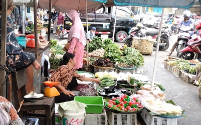 Jelang Hari Raya, Pasar Lematang Mulai Ramai