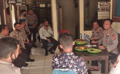 Kapolres Cek Mako Polsek Jarai dan Polsek Pajar Bulan