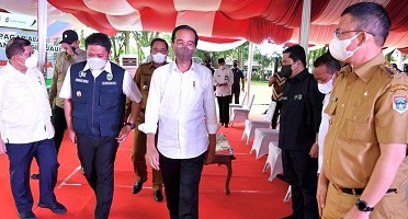 Jokowi Resmikan Pagar Alam Sebagai Kota Hijau Pertama di Indonesia