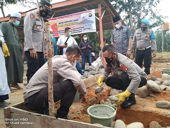 Kapolsek Kikim Barat Wujudkan Keinginan Kapolres Lahat