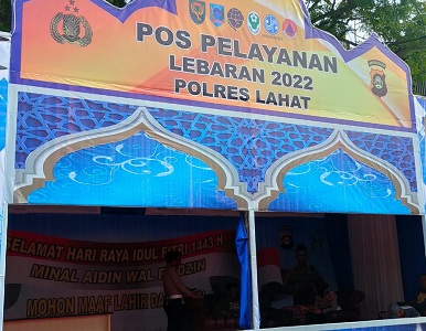 Polres Lahat Siapkan 6 Pospam Mudik Lebaran Idul Fitri 1443 Hijriah