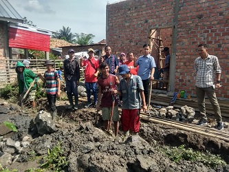 Rehab Pembangunan SPAL di Desa Karang Endah