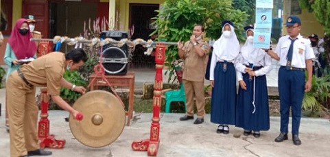 SMP Negeri 1 Unggul Lahat Selatan Launching Website, Tiktok, Instagram, Youtube