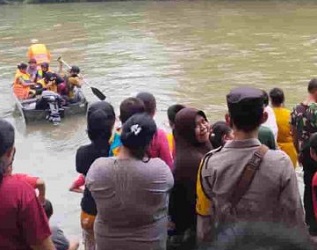 Siswa SMP Menghilang di Sungai Ogan