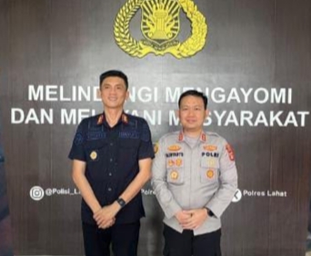 Perkuat Sinergi Keamanan, Kalapas Lahat Audiensi ke Polres Lahat