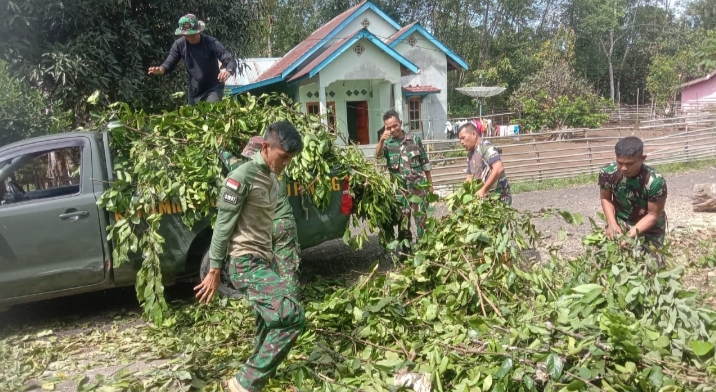 Kedatangan Danramil Baru, ini Kegiatan di Makoramil Pulau Pinang 