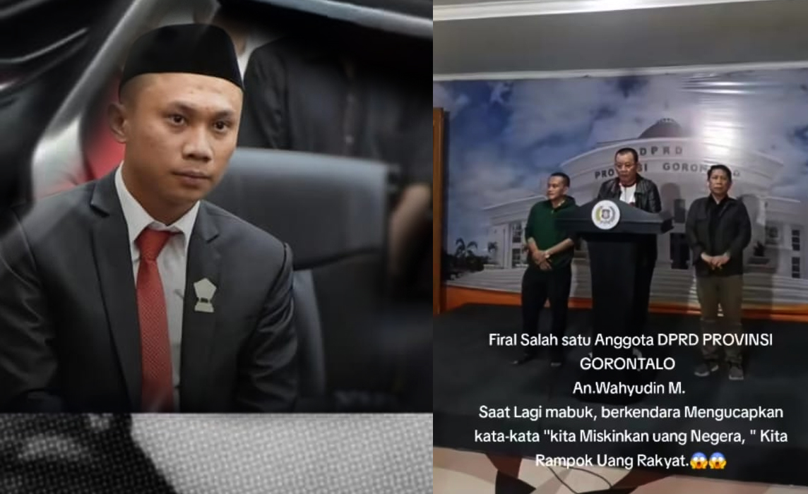 BK DPRD Gorontalo Garap Wahyudin Moridu, Bawa Wanita, Sebut Biar Negara Semakin Miskin