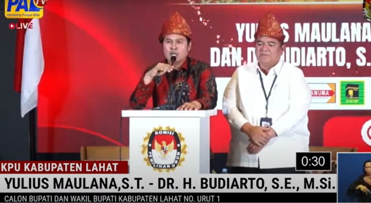 Paparan Program Paslon Nomor 1 Gampang Diingat Warga Kabupaten Lahat, Debat Publik Pilkada 2024