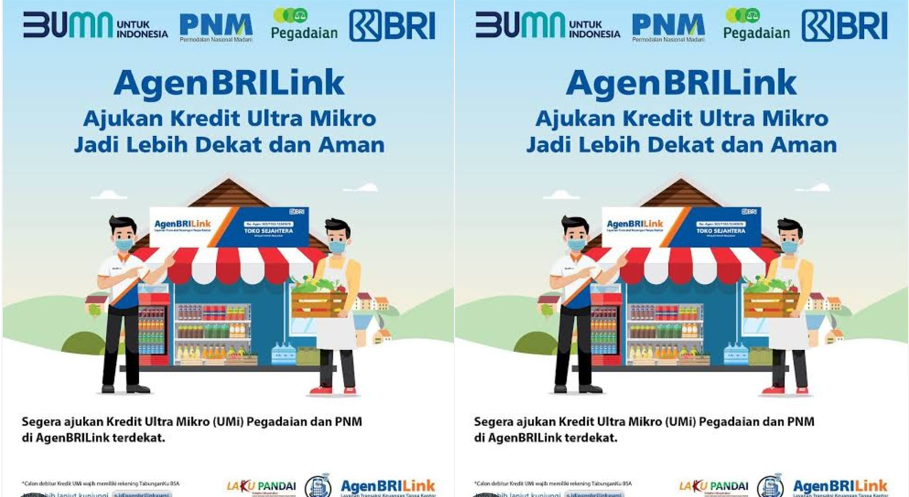 Pinjaman UMi BRI hanya Diajukan lewat Agen Brilink. Ini Loh Syaratnya