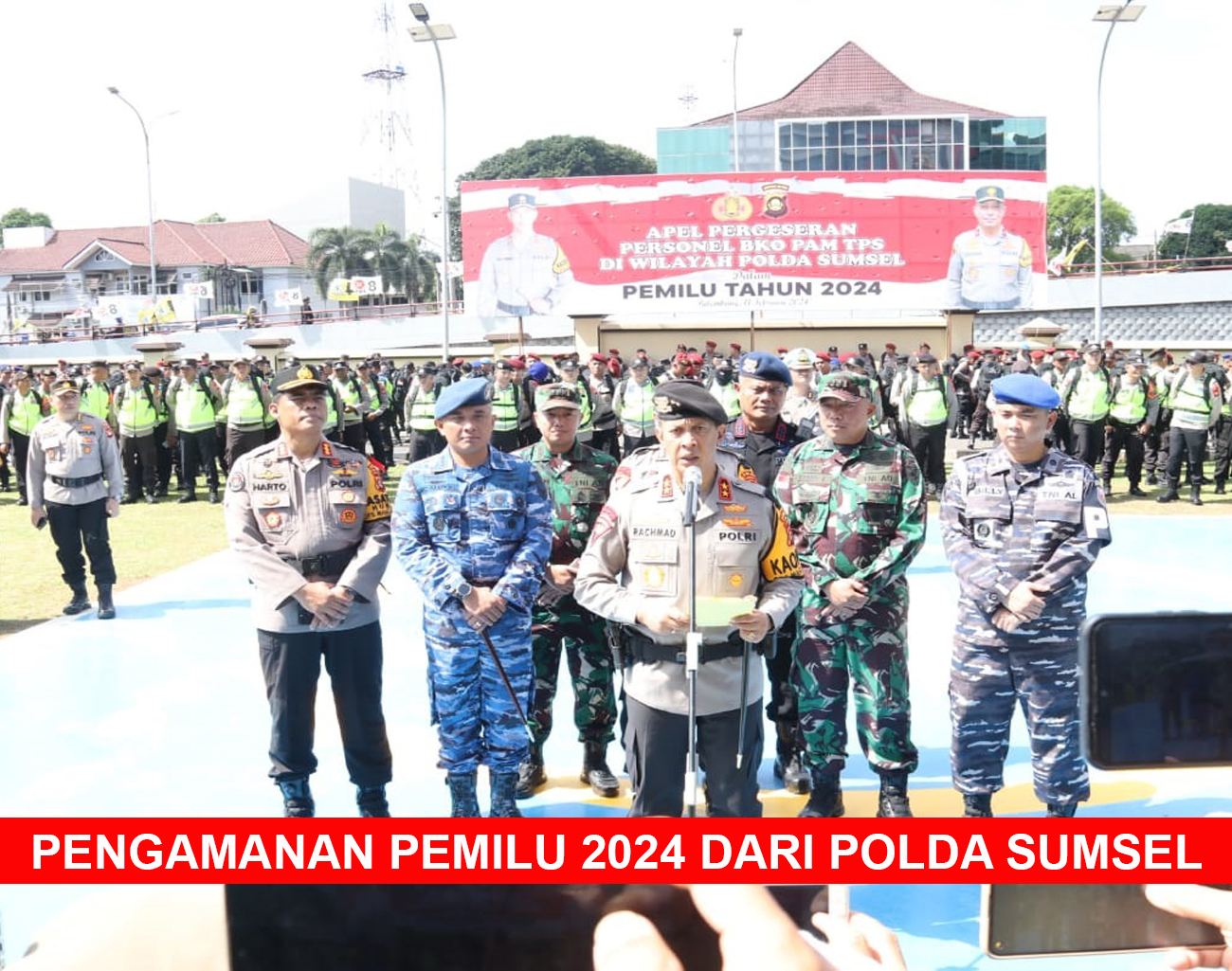 Pengamanan Pemilu 2024, Personel Brimob Bergeser ke Polres Jajaran Polda Sumsel