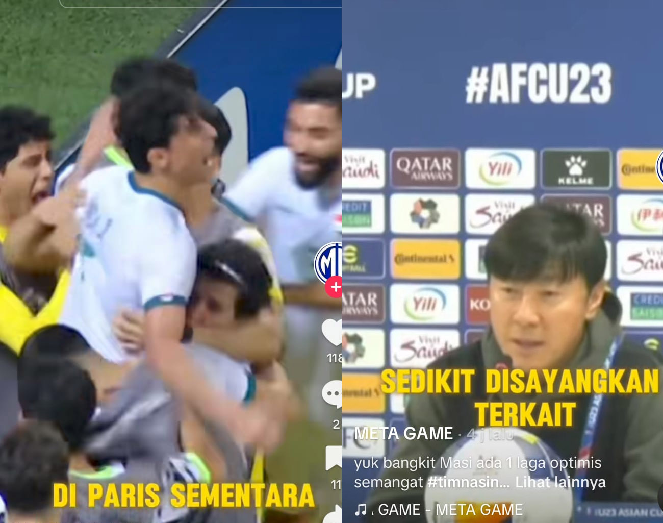 Shin Tao Young Mengaku Sedih dengan Hasil Pertandingan Irak vs Indonesia Posisi Juara 3 Piala Asia U-23 2024