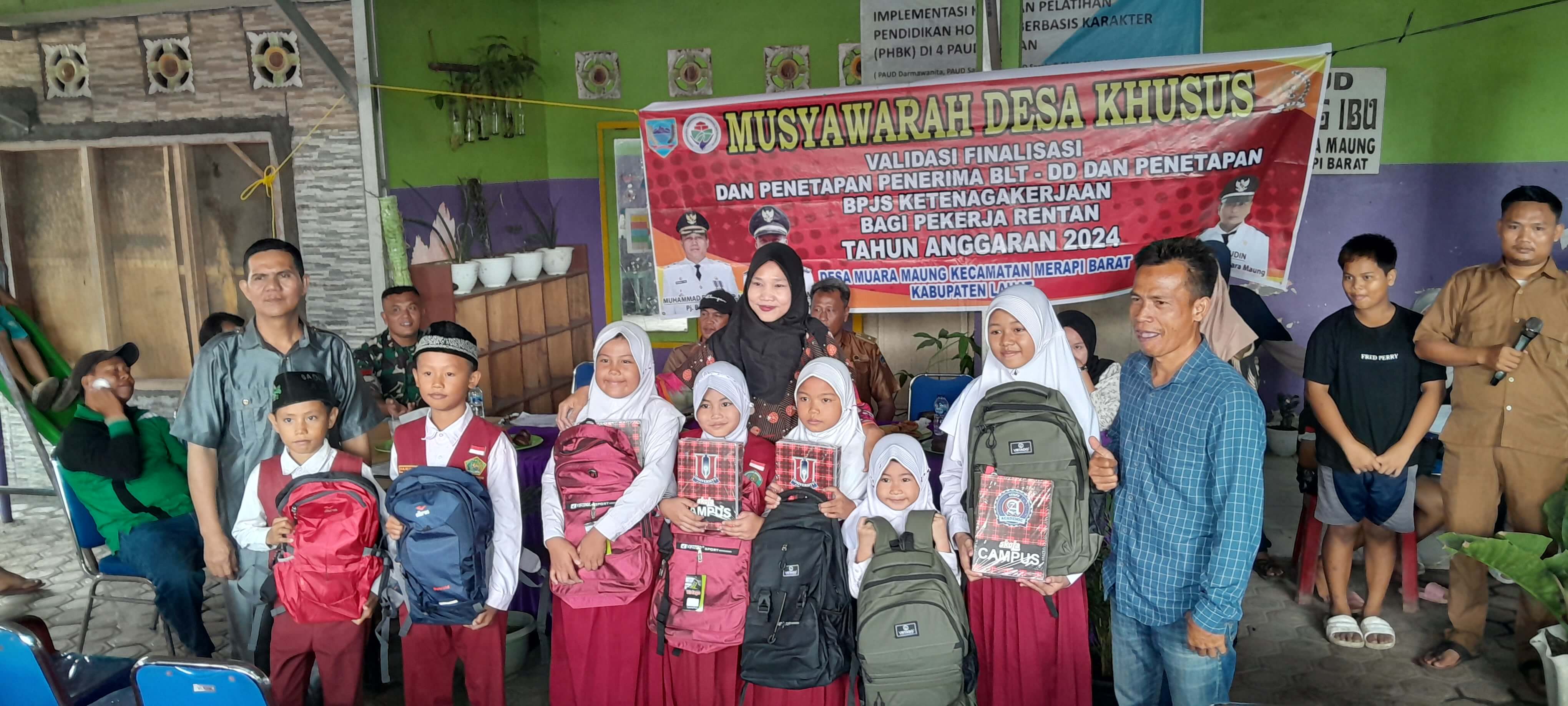 Ini Bentuk Perhatian Pemerintah Desa Muara Maung Kepada Warganya di Bidang Pendidikan