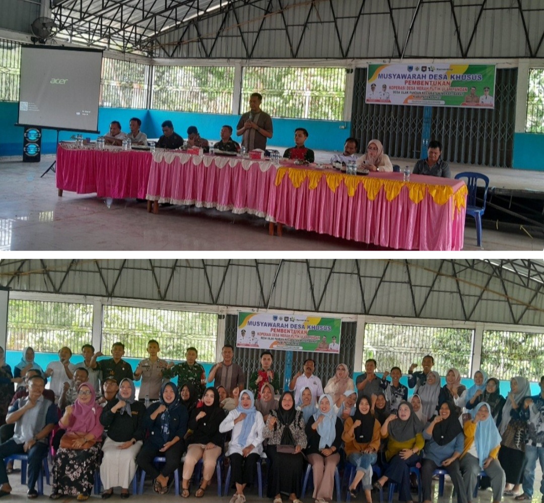 Setelah Terbentuk Kepala Desa Ulak Pandan Mengajak Warganya Menjadi Anggota Kopdes Merah Putih, Begini Katanya