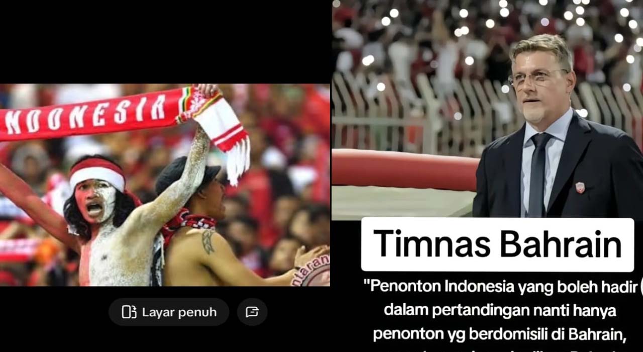 Maklumat Pelatih Bahrain, Dragan Talajic, Batasi Penonton Indonesia, Kualifikasi Piala Dunia 2026