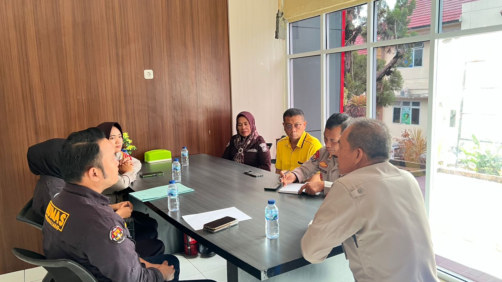 Polres Lahat Terima Supervisi Evaluasi dan Pembinaan Bidang Humas Polda Sumsel