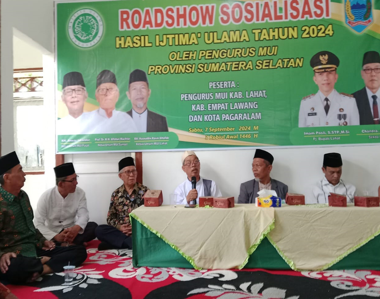 MUI Provinsi Sumsel Sosialisasi Hasil Keputusan Ijtima’ Ulama kepada MUI Lahat, Kota Pagar Alam, Empat Lawang