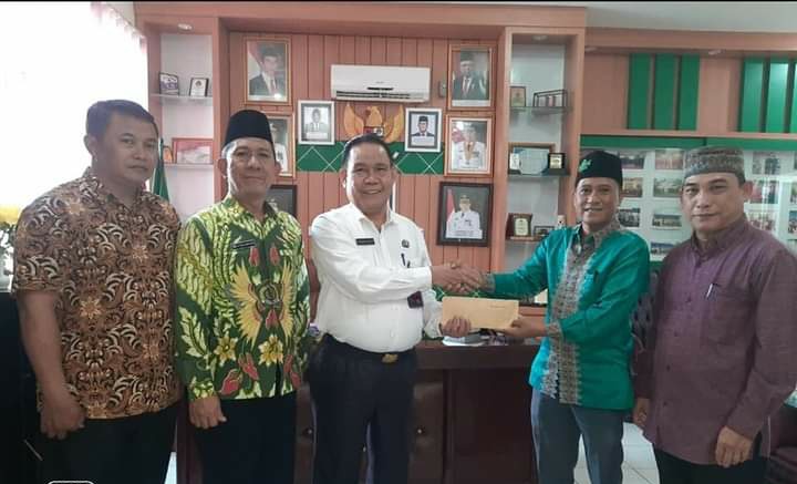 Penyerahan Sumbangan Dana ASN/Karyawan Dalam Rangka Kegiatan Hari Santri 