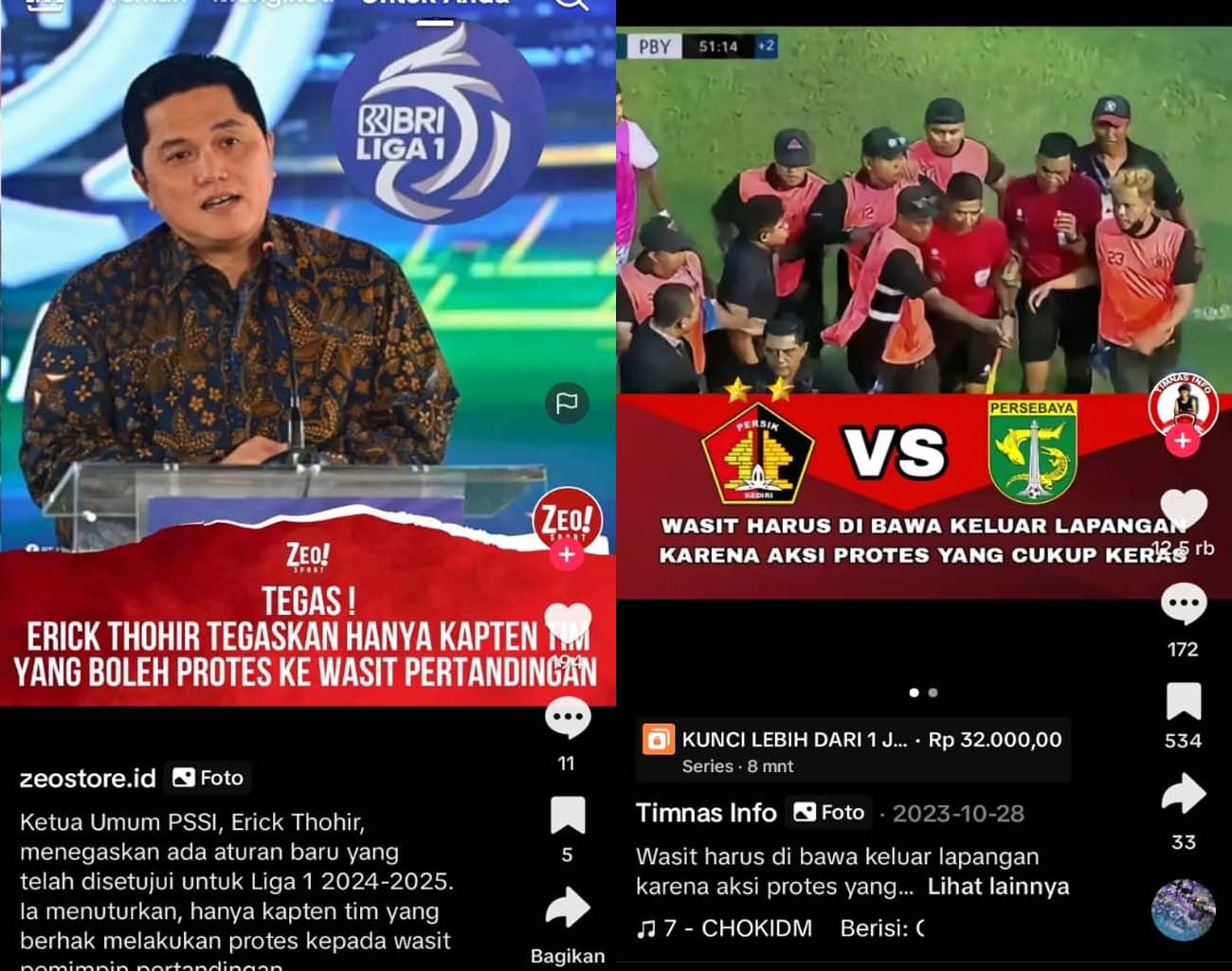 Inilah Aturan Terbaru FIFA, Ketua PSSI Erick Thohir, Wasit VAR, Liga 1 Indonesia, Kualifikasi Piala Dunia 2026