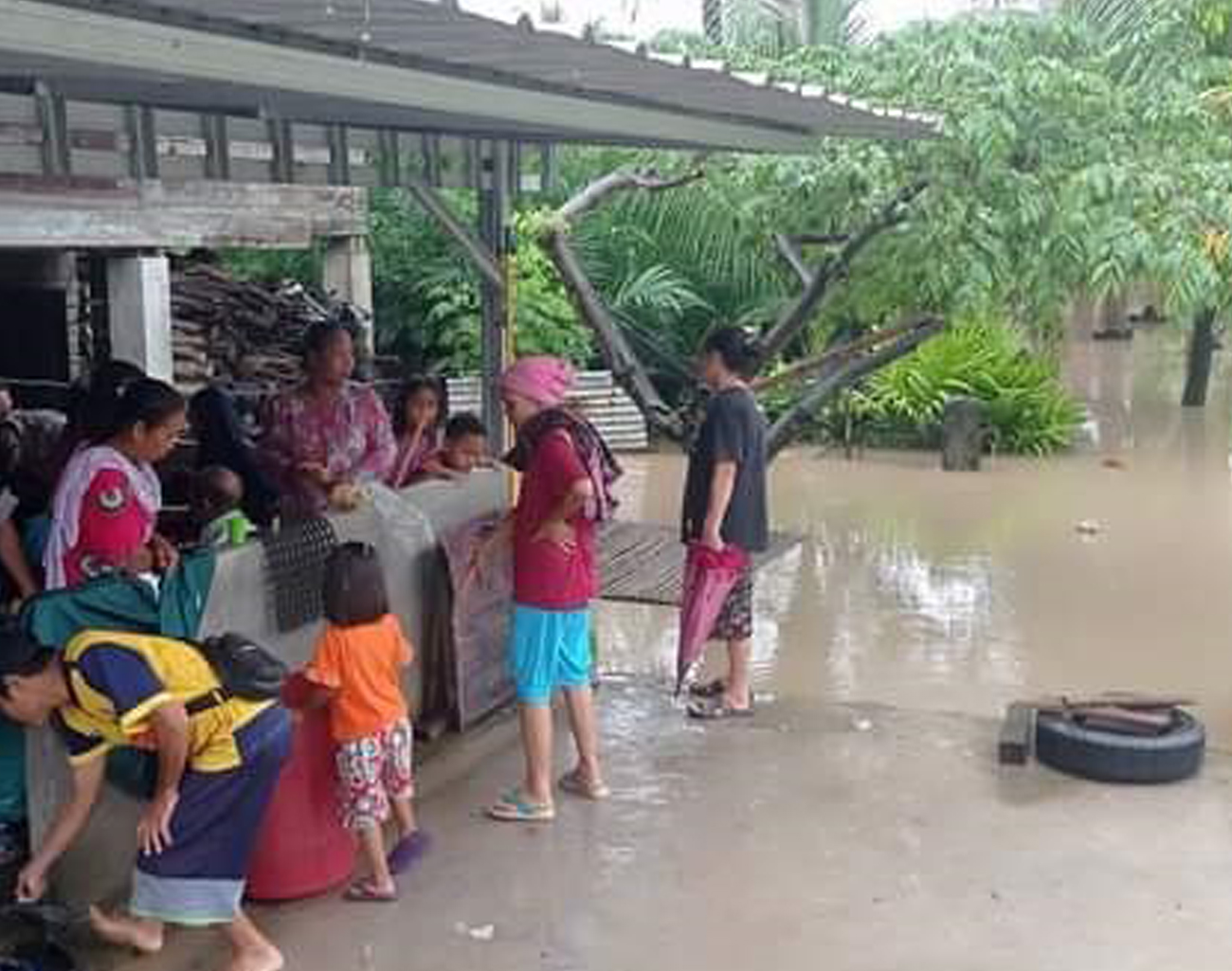 Desa Ngalam Baru Gumay Talang Terjadi Banjir, Luapan dari Sungai Kikim