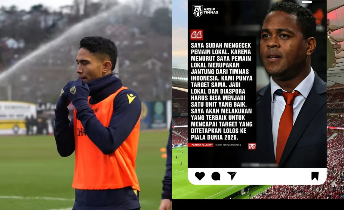 Janji Patrick Kluivert, Pelatih Indonesia, Pemain Lokal, Marselino Ferdinan, Kualifikasi Piala Dunia 2026