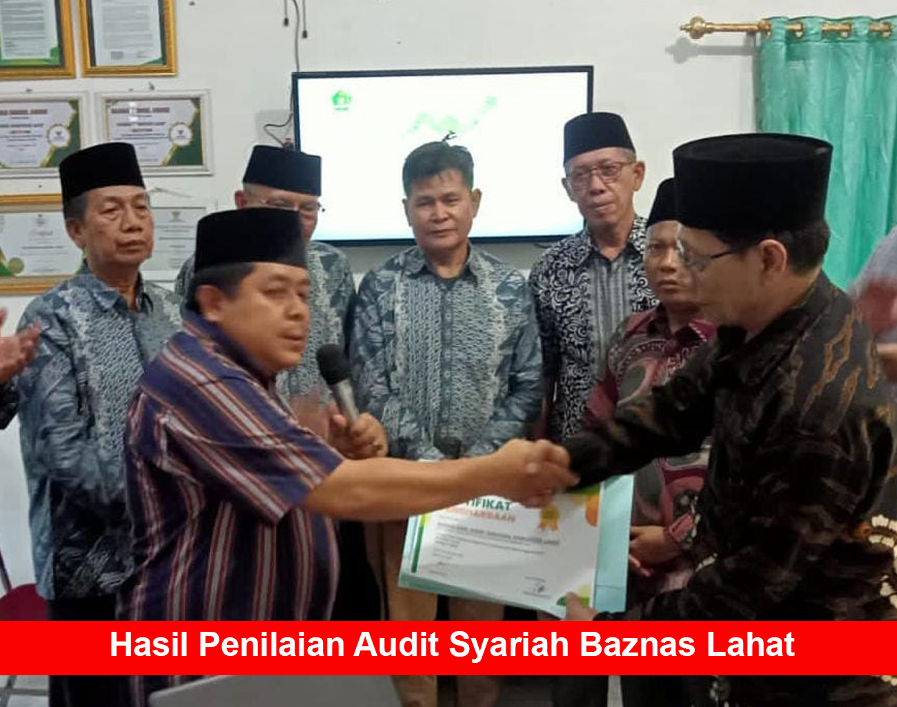 Penilaian Audit Syariah, Baznas Lahat Dapat Nilai Baik dari Tim Auditor Irjen Kementerian Agama RI