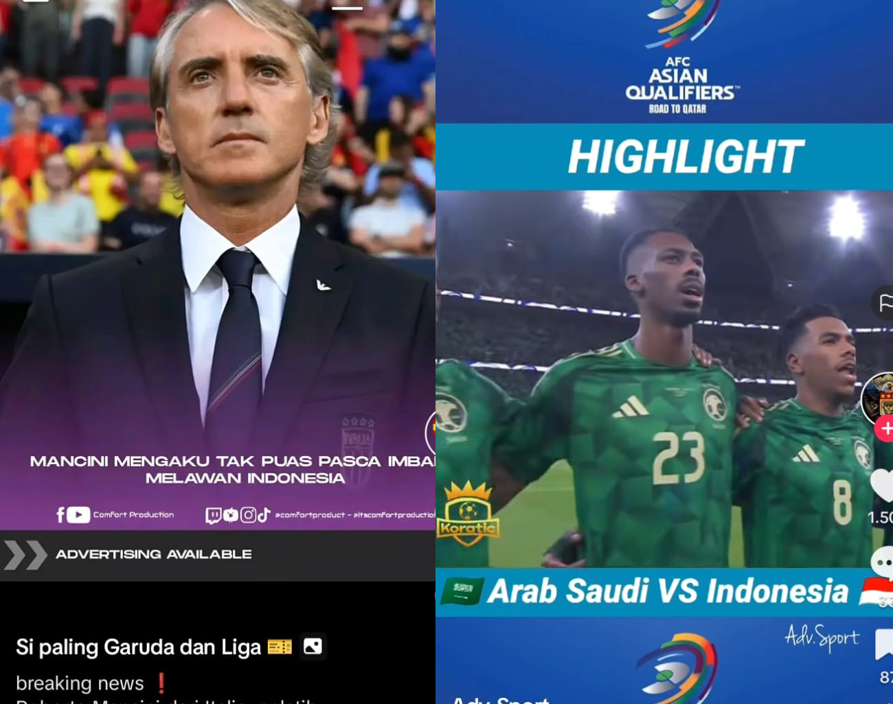 Roberto Mancini Tidak Puas, Indonesia Pecahkan Rekor, Kualifikasi Piala Dunia 2026