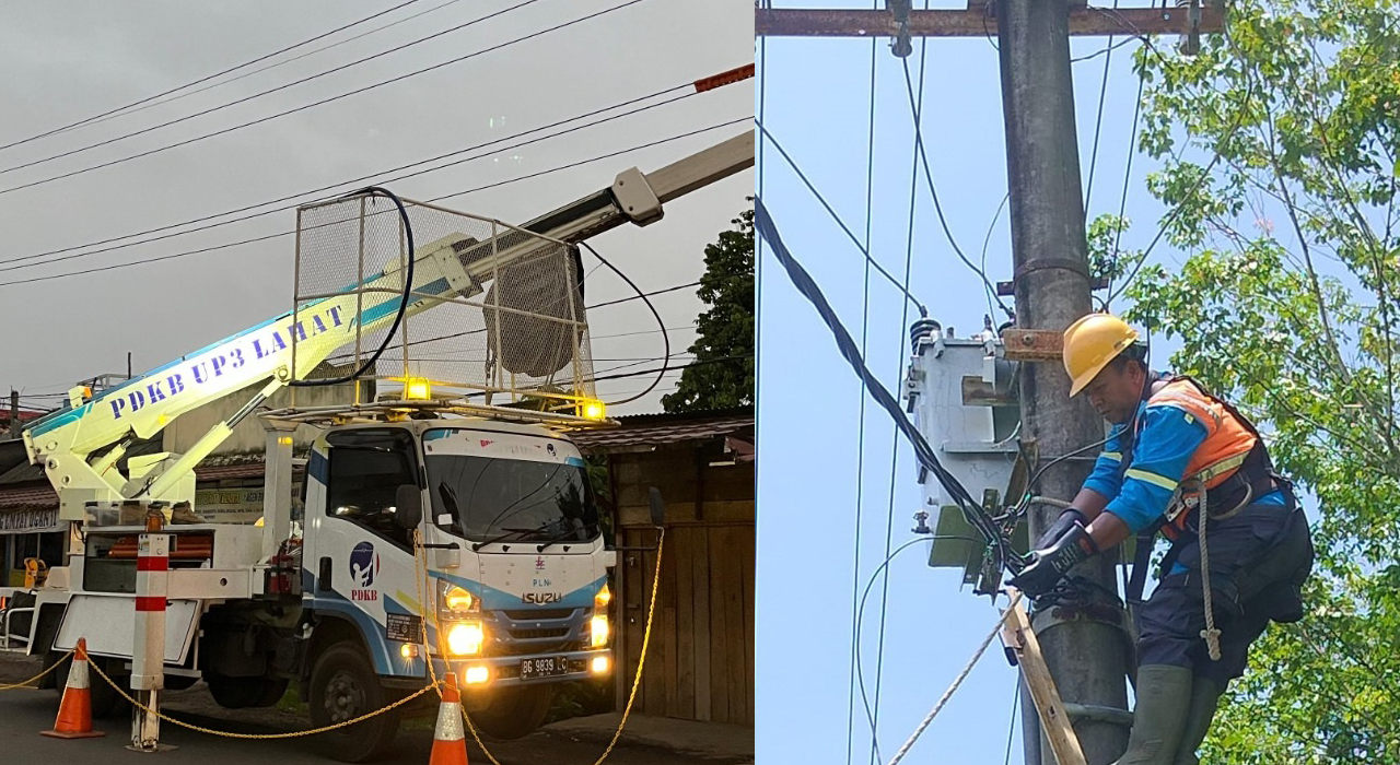 Pastikan Distribusi Listrik Tetap Aman, PLN Lahat Lakukan Pemeliharaan Jaringan untuk Hadapi Cuaca Ekstrem