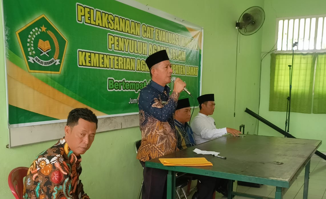 Kantor Kementerian Agama Kabupaten Lahat Gelar CAT Evaluasi Kinerja Penyuluh Agama Islam