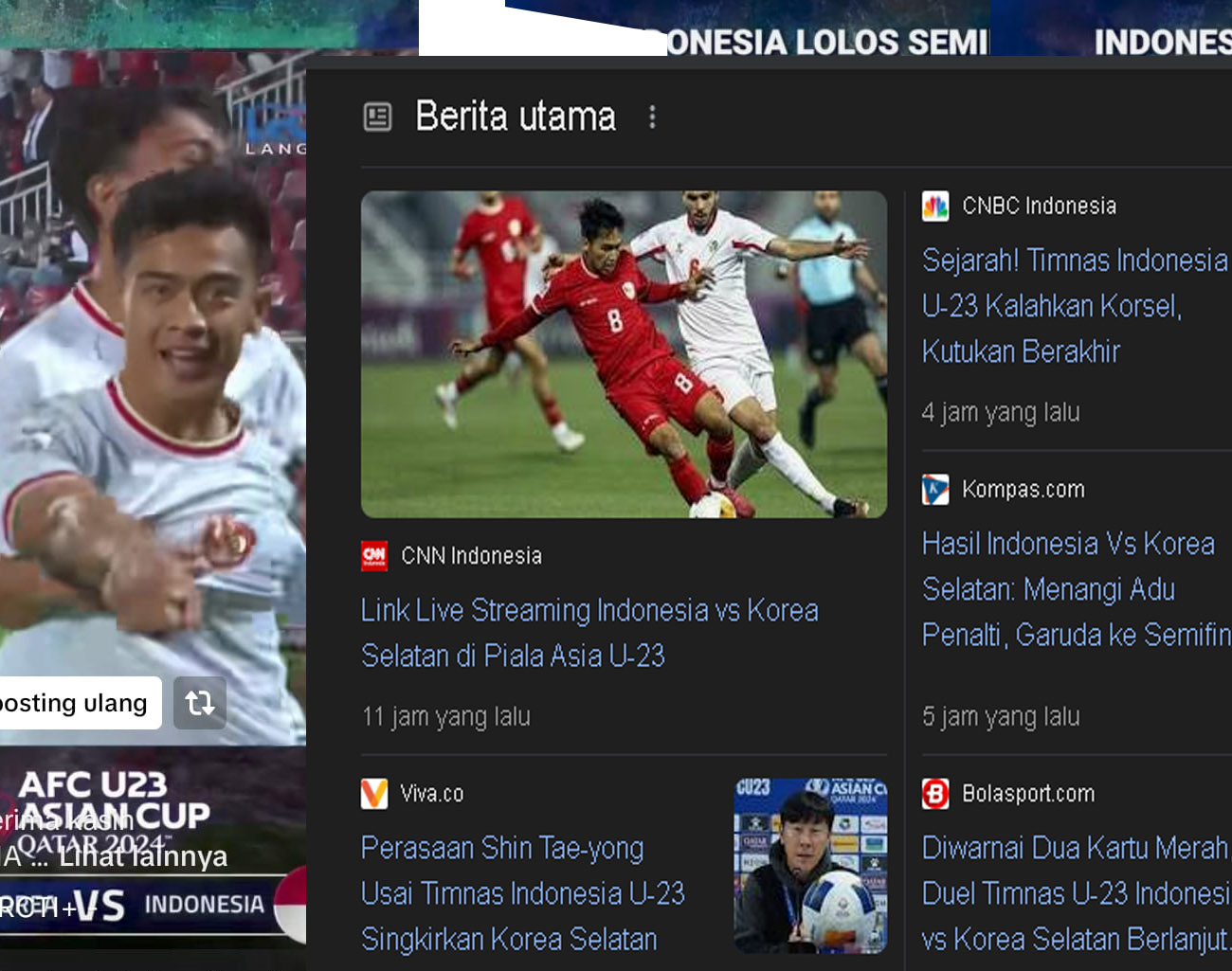 Dari Media Lokal hingga Nasional Indonesia Semangat Kembali Buat Berita Sepak Bola, Gara-gara Timnas U-23 Indo