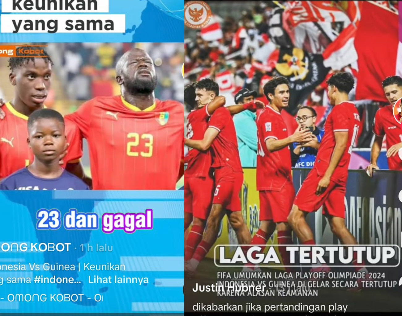 Indonesia vs Guinea Ajang Pembuktian, Indonesia Kalah Piala Asia U-23 2024 Wasit AFC dan Panitia Qatar Curang