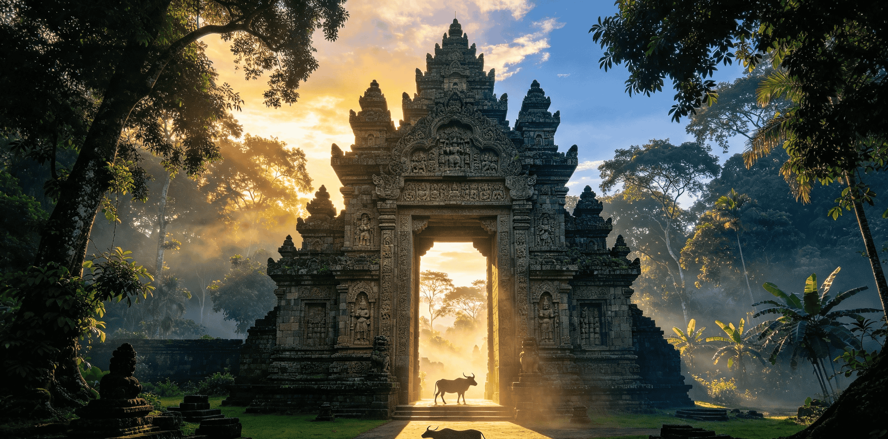 Gerbang Kayu di Pati Ini Simpan Kisah Kebo Anabrang dan Legenda dari Masa Majapahit