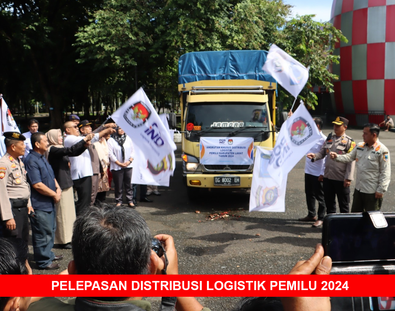 Satker Bawaslu Lahat Awasi Pendistribusian Logistik Pemilu, Lihat Jadwal Lengkapnya