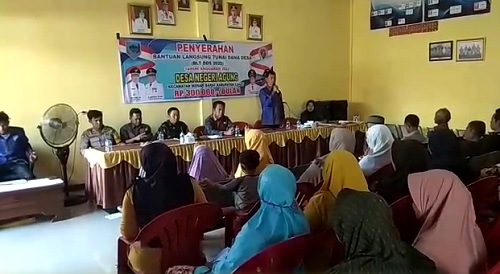 Hemat hemat Dana Bantuan yang Diberikan di Desa Negeri Agung