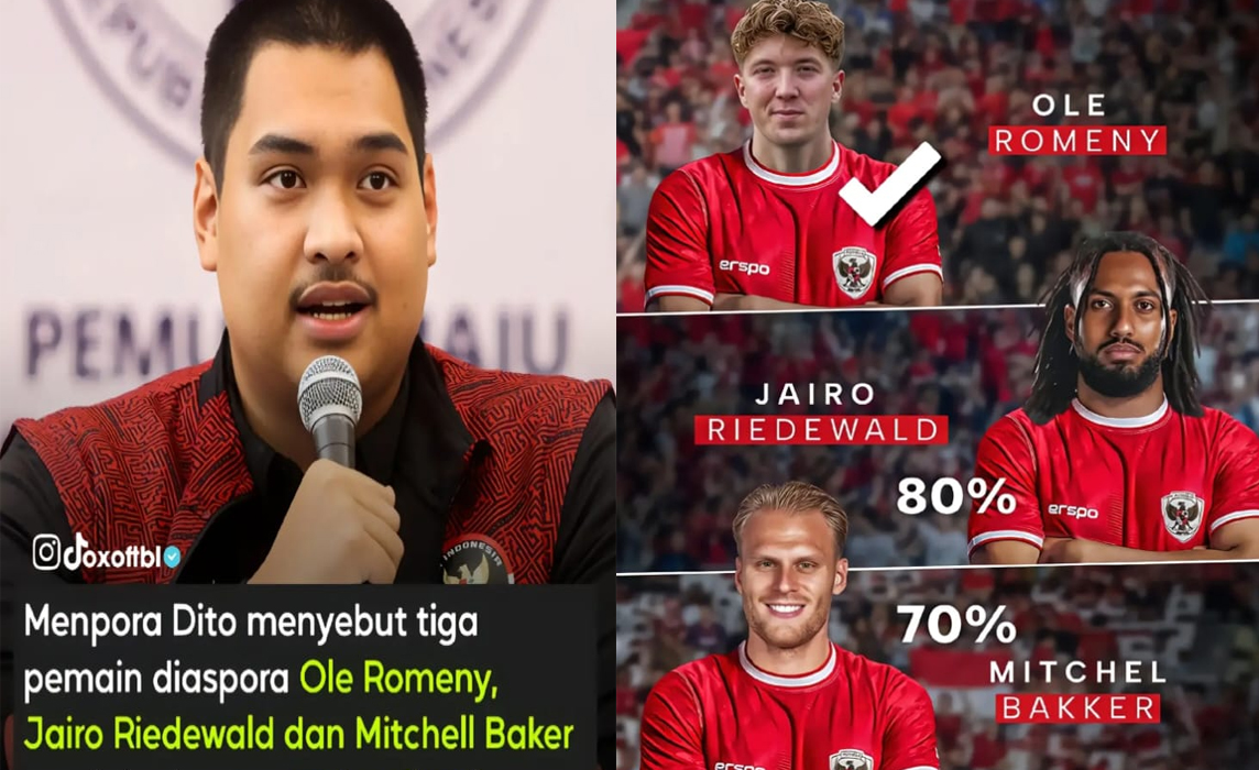 3 Pemain Baru Gabung Indonesia, dari Ole Romeny hingga Mitchel Bakker, Kualifikasi Piala Dunia 2026