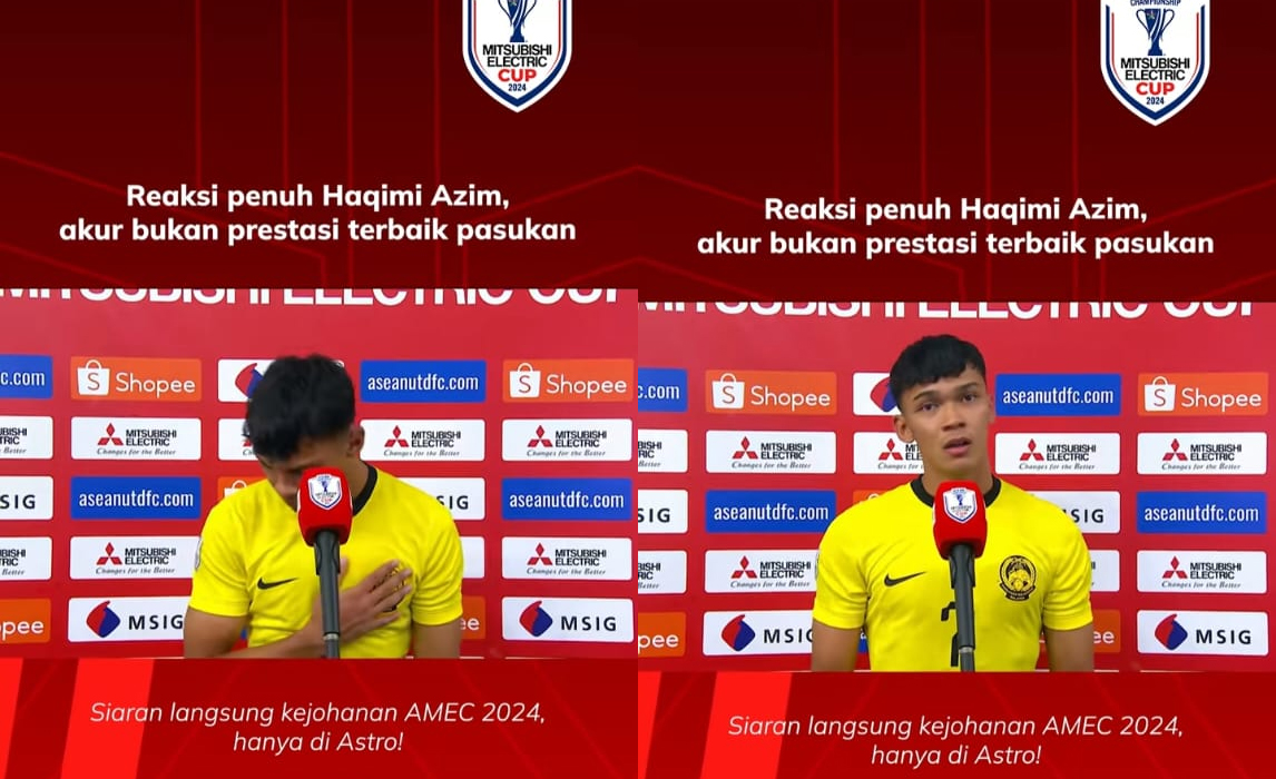 Tangisan Haqimi Azim, Penyerang Malaysia, Negeri Jiran Tersingkir dari Kualifikasi Piala AFF 2024