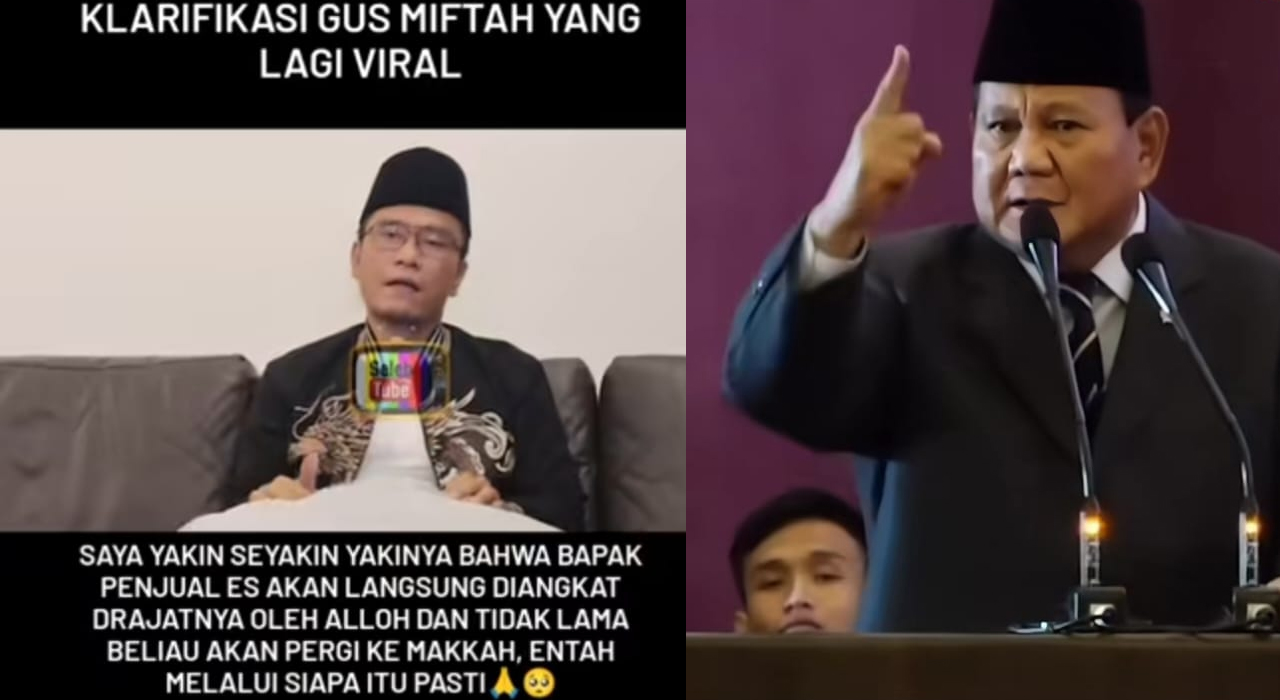 Permintaan Maaf Gus Miftah, Setelah Ditegur Presiden Prabowo, Hina Penjual Es, Viral