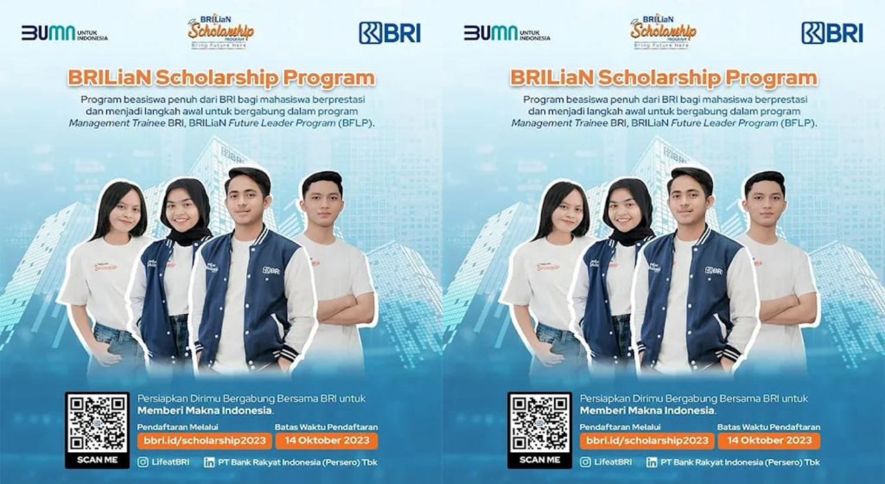 Produk BRI, Beasiswa BRILiaN Scholarship Program, Berikut Cara Dafter dan Persyaratan Harus Dipenuhi Mahasiswa