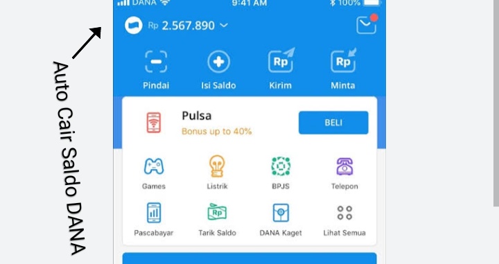 Klik Tautan berikut, Saldo DANA Sebesar Rp 100 Ribu Auto Masuk