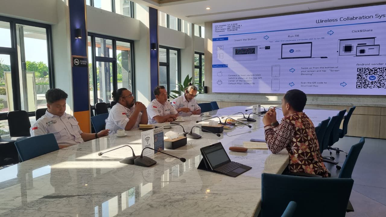 FP2M Kabupaten Lahat Melakukan Koordinasi dengan Pemerintah Desa Sirah Pulau