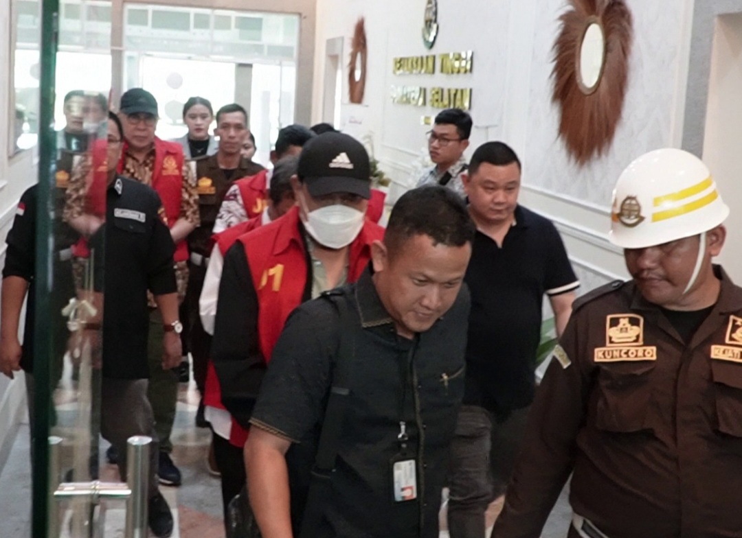 Ridwan Mukti Mantan Bupati Musi Rawas dan 4 Tersangka Segera di Sidangkan ke Tipikor Palembang