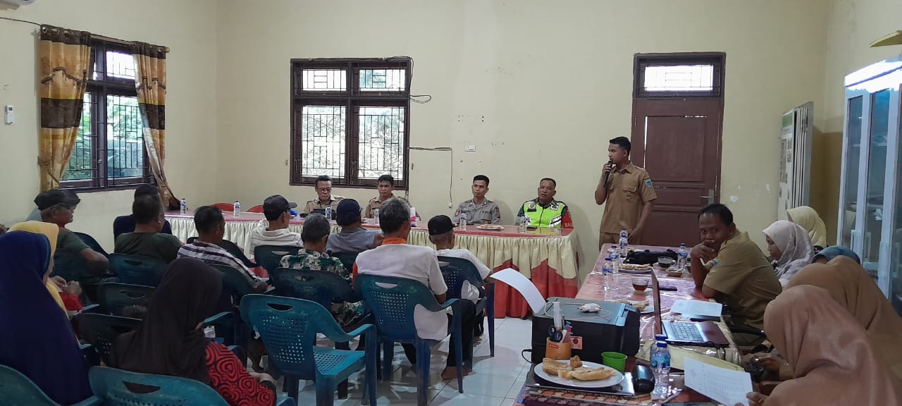 Salurkan Bantuan Dana Desa Tahap Dua,Ini Pesan Pemerintah Desa Muara Temiang