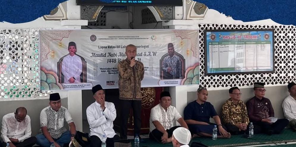 Lapas Lahat Peringati Maulid Nabi Muhammad SAW, Perkuat Pembinaan Keagamaan Warga Binaan