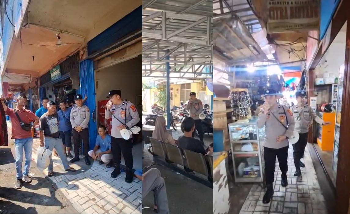 Sat Binmas Polres Lahat Aktif Imbau Masyarakat Kabupaten Lahat Menjaga Ketertiban dan Keamanan Lingkungan