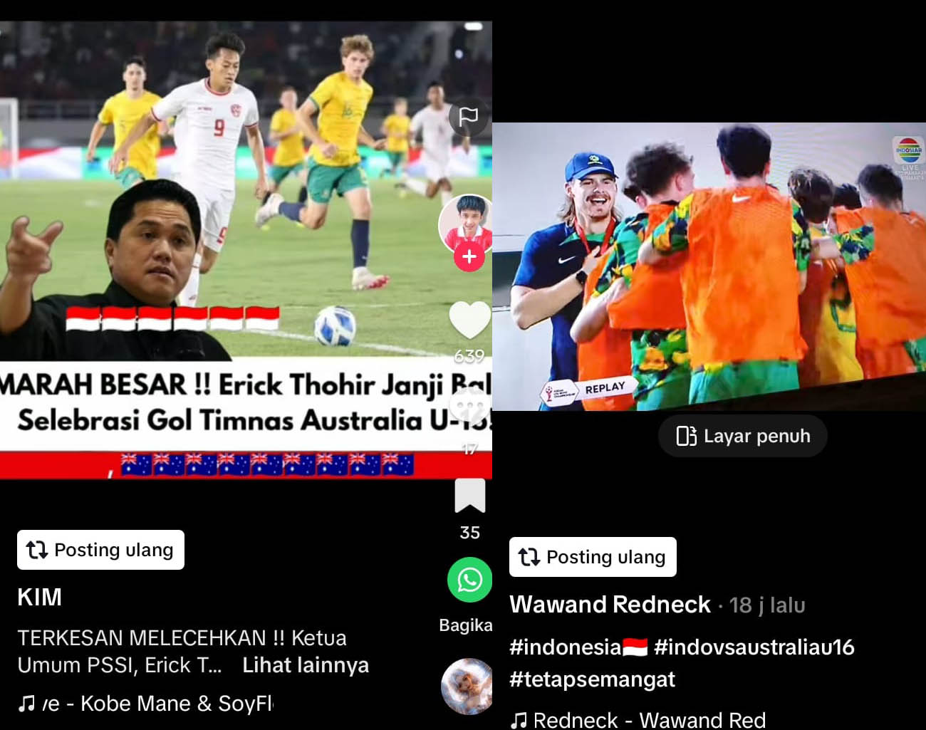 Erick Thohir Tantang Australia Bulan Oktober, Buntut Kekalahan Timnas U-16, Kualifikasi Piala Dunia 2026