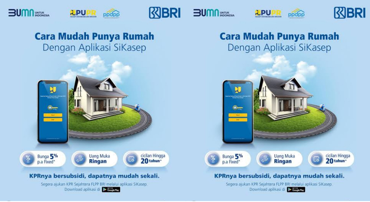 Layanan Bank Rakyat Indonesia (BRI), KPR di Bank BRI Berikan Kemudahan dan Cicilan Ringan