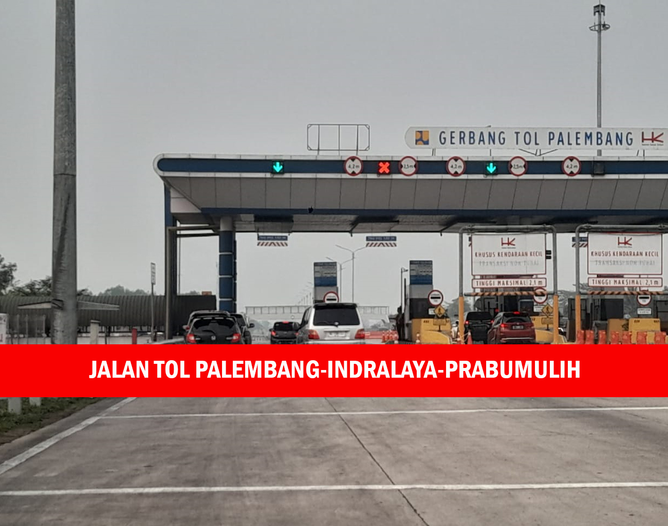 Tarif Jalan Tol Palembang-Indralaya-Prabumulih Murah Sekali Hanya Rp22.000, Ruas Tol Trans Sumatera