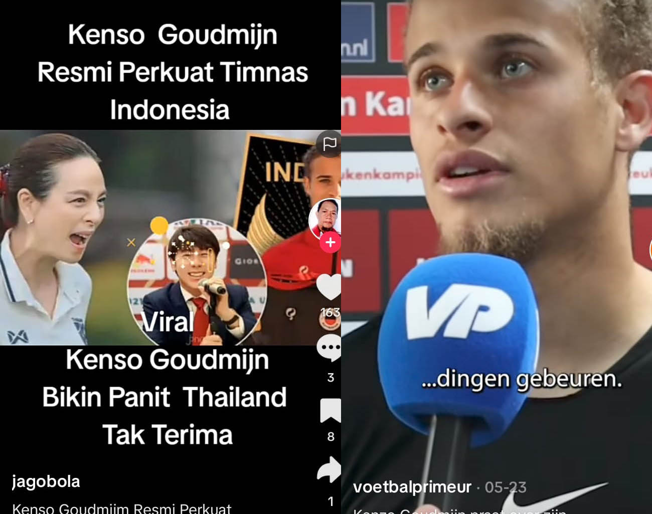 Kenzo Goudmijn Ingin Gabung Indonesia, Thailand Panik, Pemain Keturunan, Kualifikasi Piala Dunia 2026