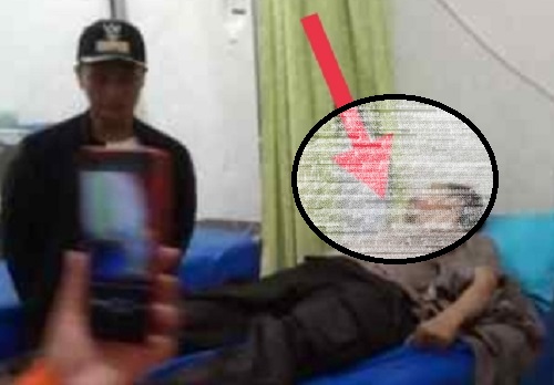 Seorang Oknum Polisi Babak Belur Dihajar Massa